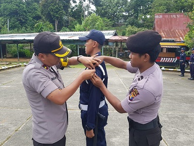 Wakapolres Bontang Buka Diksar Satpam Gada Pratama 2019