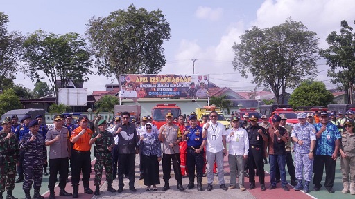 Kodim 0908 Bontang Gelar Apel Kesiapsiagaan Pengendalian Karhutla Kota Bontang