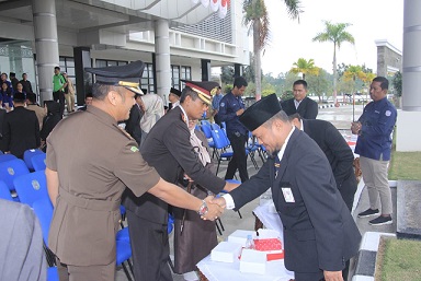 Wali Kota Bontang Menjadi Irup Upacara Hari Kesaktian Pancasila