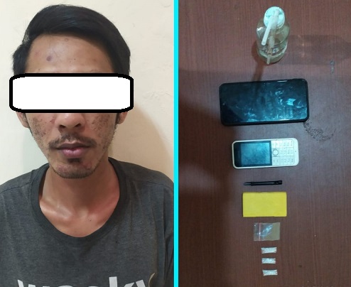 Simpan 0,46 Gram Sabu, DW di Tangkap Polisi