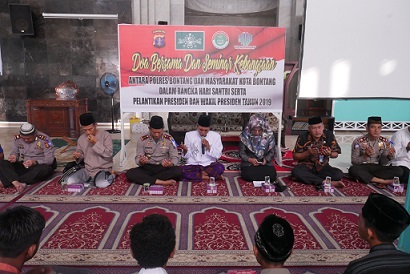Doa Bersama, Polres Bontang Libatkan Pelajar STLA