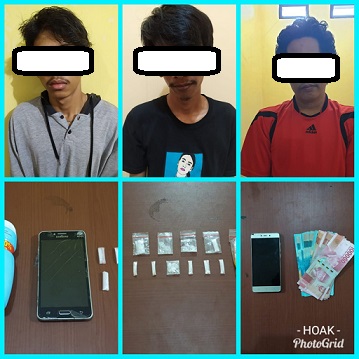3 Pelaku Pemilik narkoba, Diringkus Polres Bontang Dalm Sepekan