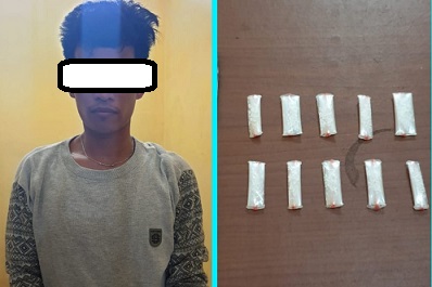 Polisi Bekuk Pri 23 Tahun Sembunyikan Sabu Seberat 2,96 Gram