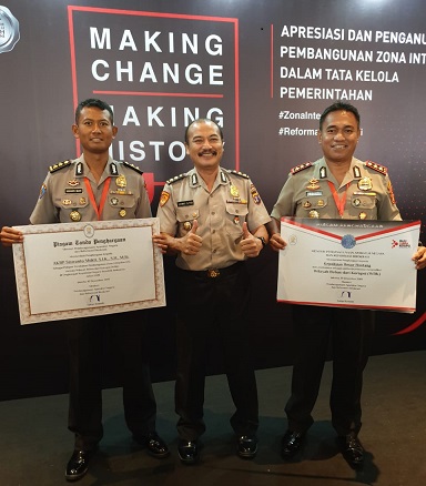 Tahun 2019, Polres Bontang Raih Penghargaan Zona Integritas (ZI) Menuju WBK/WBBM