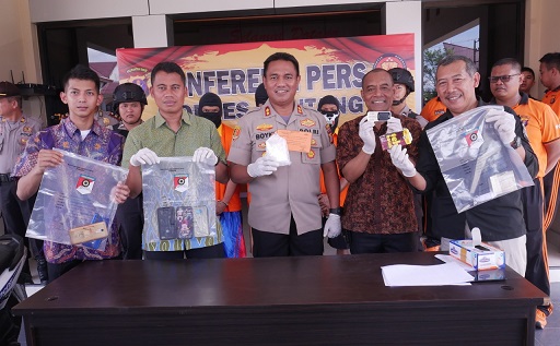 Ungkap 3 Kasus, Kapolres Bontang Gelar Konferensi Pers