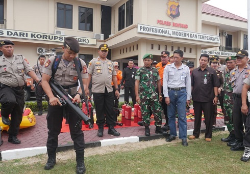 Antisipasi Karhutla, Polres Bontang Gelar Apel Kesiapan