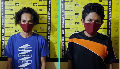 Kurang Dari 2 Jam, Polisi Amankan 2 Orang Pria Pemilik Sabu 7,83 Gram
