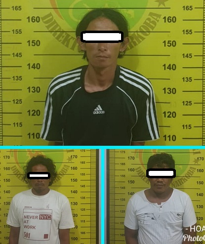 Polres Bontang Ungkap Kasus Narkoba, Satu Jam Amankan 3 Orang