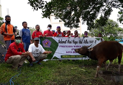Hari Raya Idul Adha 1441-H, PWK Kota Bontang, Peduli Dan Berbagi Daging Kurban