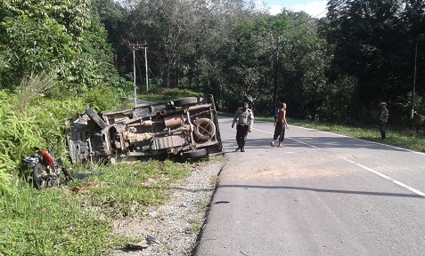 Lagi, Kecelakaan di Jalan Poros Bontang – Samarinda