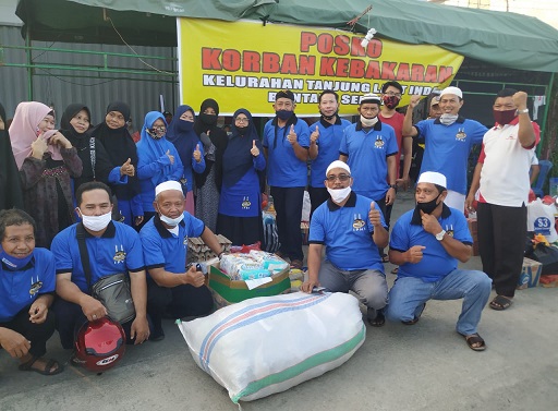 IPHI 2019 Kota Bontang, Bantu Korban Kebakaran Rawa Indah