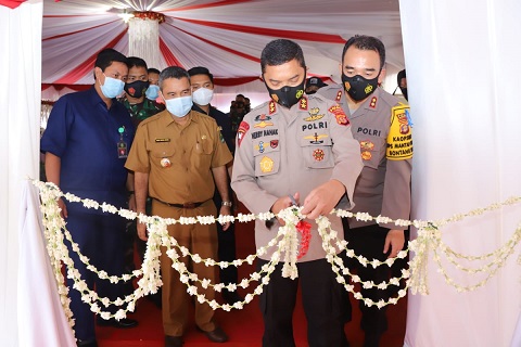 Kapolda Kaltim Kunjungi Polres Bontang, Resmikan Gedung Baru