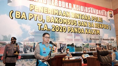 Bersyukur, 16 Putra Bontang Dinyatakan Lulus Seleksi Bintara Polri 2020
