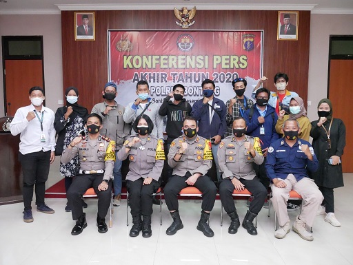 Gelar Konferensi Pers, Polres Bontang Ungkap 230 Kasus