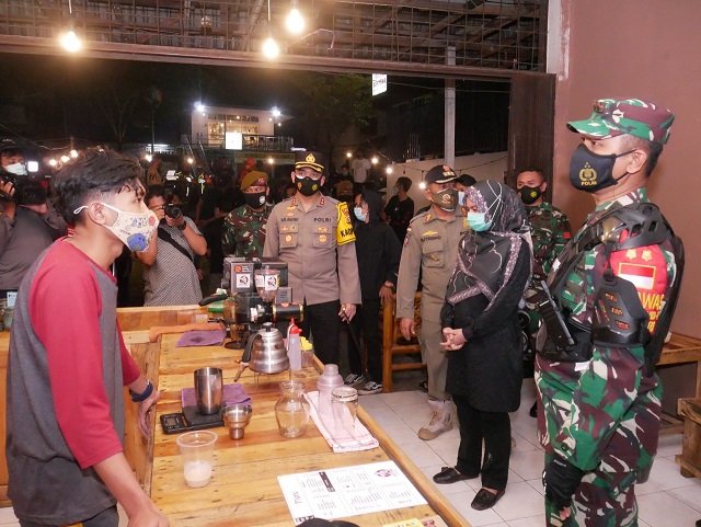 Patroli Gabungan Covid-19, Forkopimda Tegur Pemilik Usaha Bandel