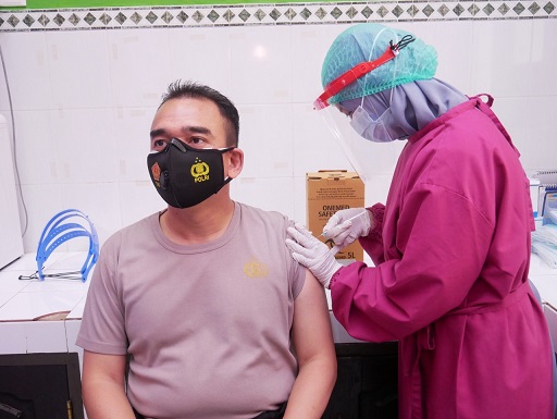 Usai Di Vaksin Covid-19, Ini Pesan Kapolres Bontang