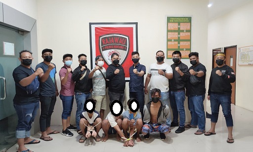Amankan 4 Pelaku Curanmor, Ternyata 3 Orang Dibawah Umur
