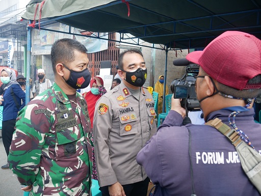 Paska Kebakaran Pasar Citra Mas Loktuan, Kapolres Berharap Masyarakat Tenang