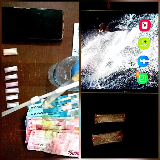 Sabu 9 Poket, Disita Polisi Dari 2 Orang Tersangka