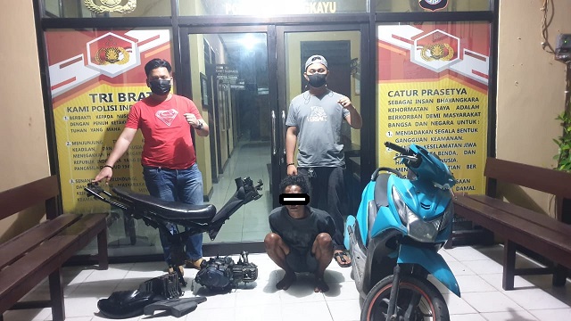 Ungkap Kasus Curanmor, Polisi Sita Kerangka dan Masin Motor