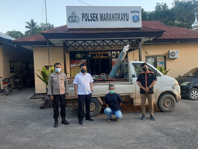 Pencurian di Sumur Sambera 21 PT. PHSS, Polisi Amankan Pelaku dan barang Bukti