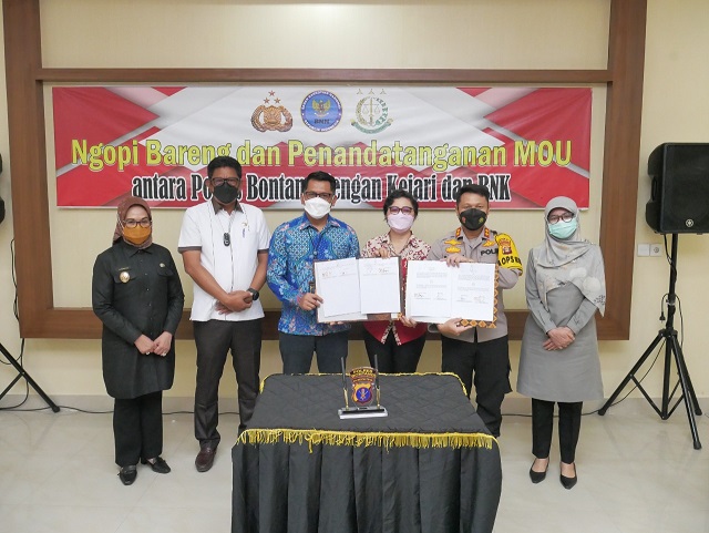 MOU Penegakan Hukum, Pemberantasan Narkoba Di Tandatangani