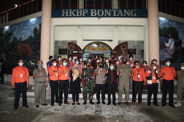 Pastikan Situasi Malam Natal Aman, Forkopimda Lakukan Patroli Gereja
