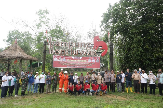 Kapolres Hadiri Launching Gerakan Penanaman Kopi Nasional 2022