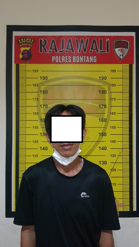 Curi HP Penjaga Warung , Pria Ini  Ditangkap Tim Rajawali Sat Reskrim Polres Bontang
