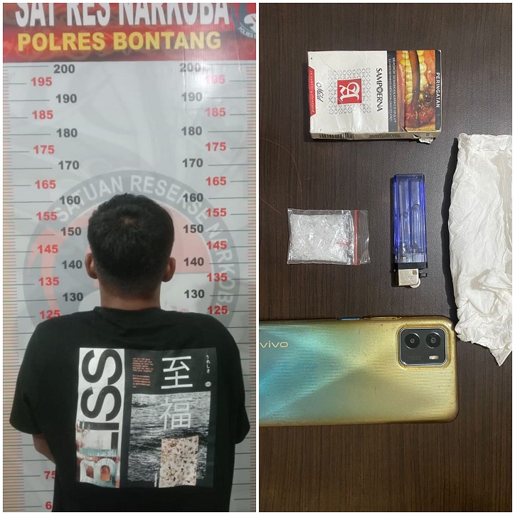 Warga Bontang Baru Di Ringkus  Polisi, Usai Transaksi Sabu
