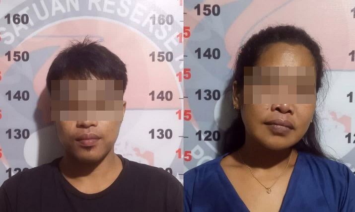 Kompak Jual Sabu Suami Istri di Berbas Tengah Ditangkap Polisi