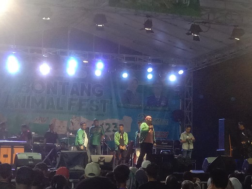 Kapolsek Bontang Utara menghadiri penutupan Bontang Animal Fest 2023
