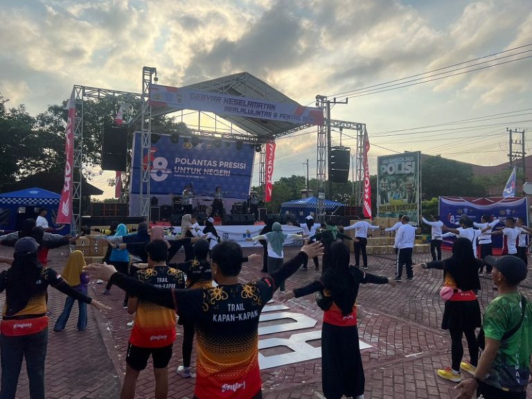 HUT Lalu Lintas Ke-68, Polres Bontang Gelar Gebyar Keselamatan Berlalulintas Dan Pentas Seni