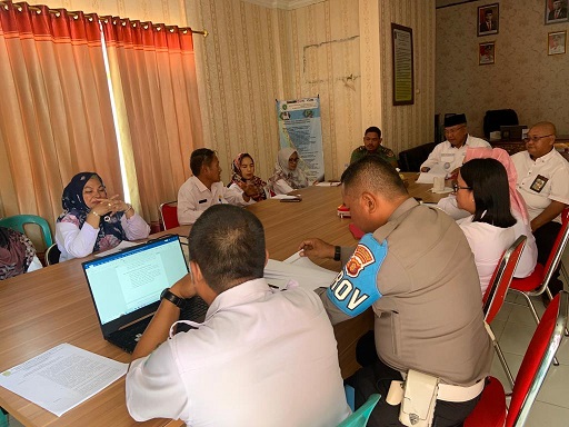 Personil Marang Kayu Hadiri Rakor Persiapan Lomba RT Se-Kecamatan Marangkayu
