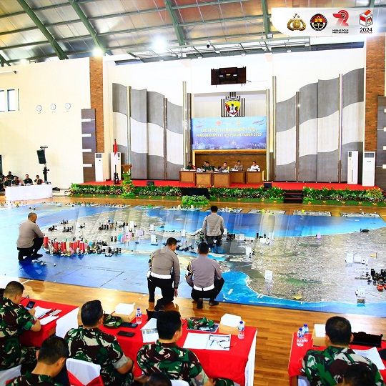 Tactical Floor Game Pengamanan KTT AIS 2023
