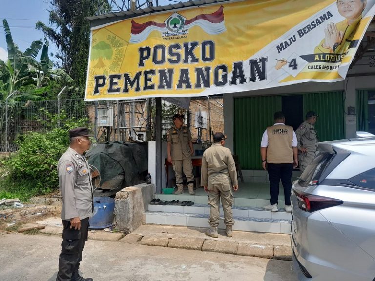 Algaka Disepanjang Jalan Wilayah Bontang Barat Ditertibkan Tim Gabungan