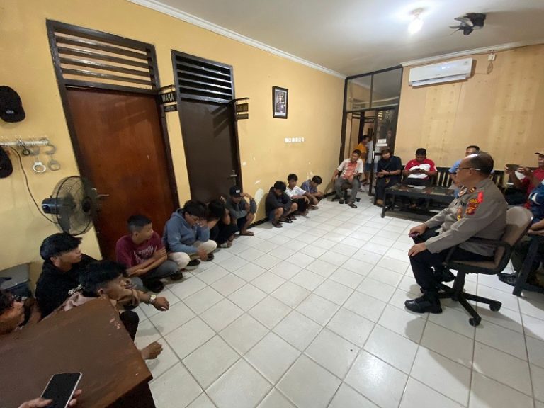 Melalui Problem Solving Perkelahian Antar Remaja Yang viral Di Media sosial Berujung Damai