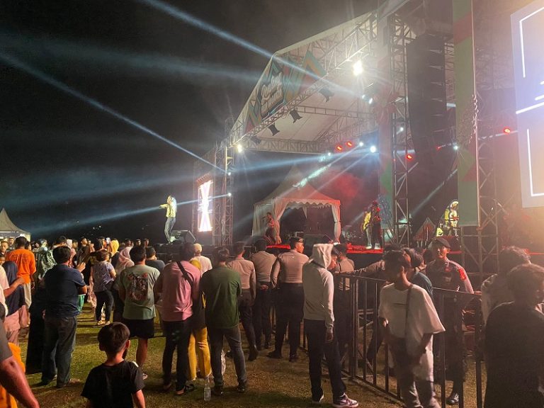 Kabag Ops Polres Bontang Pimpin Langsung Pengamanan Opening Food Vaganza