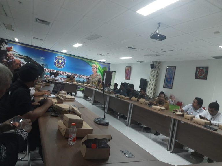 Paur Bag SDM Polres Bontang Mengikuti Rakor Ferstival Kebangsaan yang dirangkai dengan Persiapan Deklarasi Pemilu Damai Tahun 2024