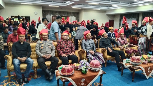 Kasat Binmas Polres Bontang Hadiri Pelantikan Kerukunan Keluarga Besar Makassar ( BPC – KKBM ) Kota Bontang Periode 2023 – 2028