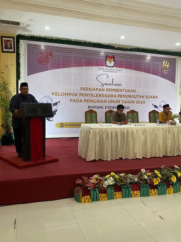 Sat Intelkam Monitoring Sosialisasi Persiapan Pembentukkan Kelompok Penyelenggara Pemungutan Suara ( KPPS ) Pada Pemilihan Umum Tahun 2024