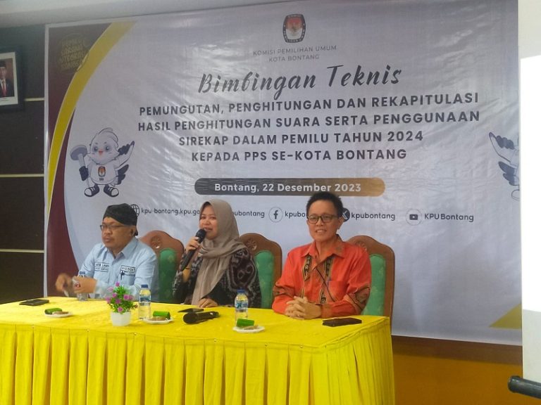 Sat Intelkam Polres Bontang Monitoring Bimbingan Teknis Tungsura dan Sirekap