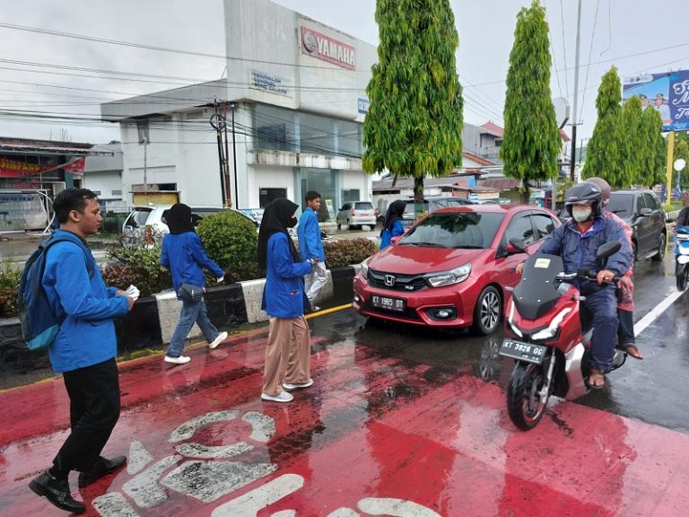 Aksi Pemilu Damai Mahasiswa Bontang: Menjadi Momentum Untuk menciptakan Pemilu 2024 Yang Damai Dan Kondusif