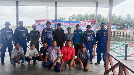 Pastikan Keamanan Wisatawan Terjamin Personel Sat Polairud Melaksanakan Pengamanan di Objek Wisata Pulau Beras Basah
