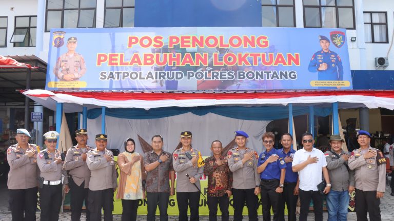 Peresmian Pos Penolong Pelabuhan Loktuan Satpolairud Polres Bontang