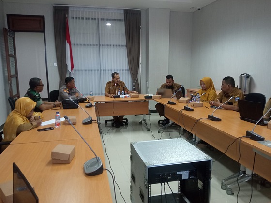 Pantau Pengendalian Inflasi Daerah, Polres Bontang Ikuti Rakor