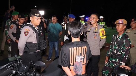 32 Hari Jelang Puncak Pesta Demokrasi, Kapolres Bontang Pimpin Cipkon Gabungan TNI – Polri – Satpol PP
