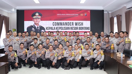 Sukses Dengan Kebersamaan, Kapolres Bontang Kopdar bersama Pak Bhabin
