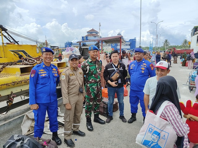 Pastikan Keamanan dan Ketertiban, Sat Polair Polres Bontang Lakukan Pengawasan Dan Pengamanan