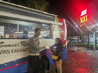 Layanan Prima, Sat Lantas Dan Dispenda Buka Samsat Keliling